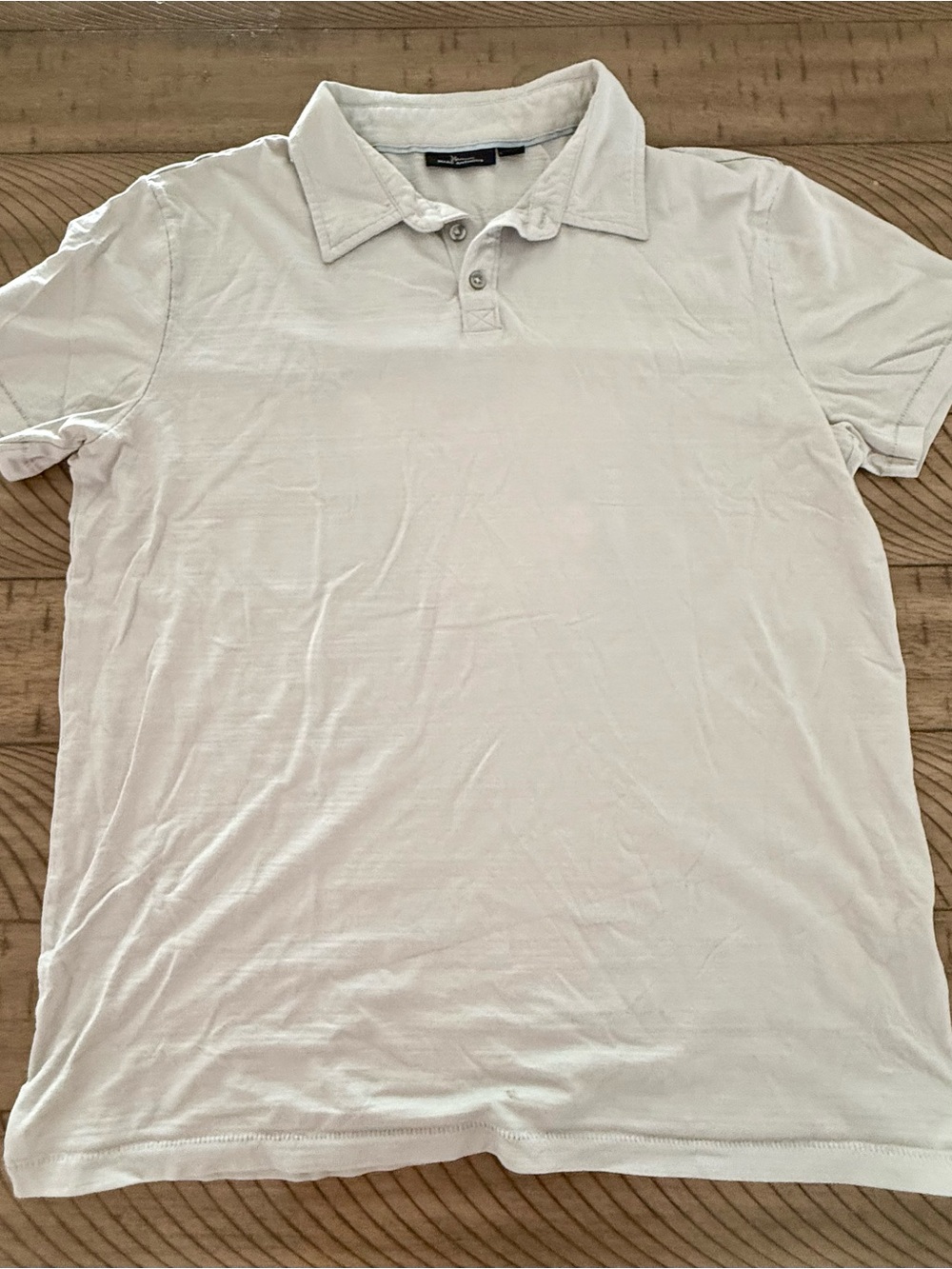 Marc Anthony Beige Polo Shirt - Short Sleeve
